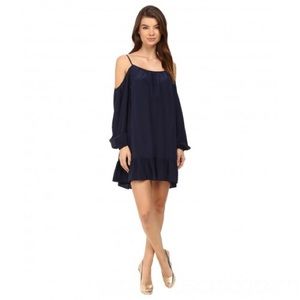 Lilly Pulitzer Candice Silk Dress Navy Small